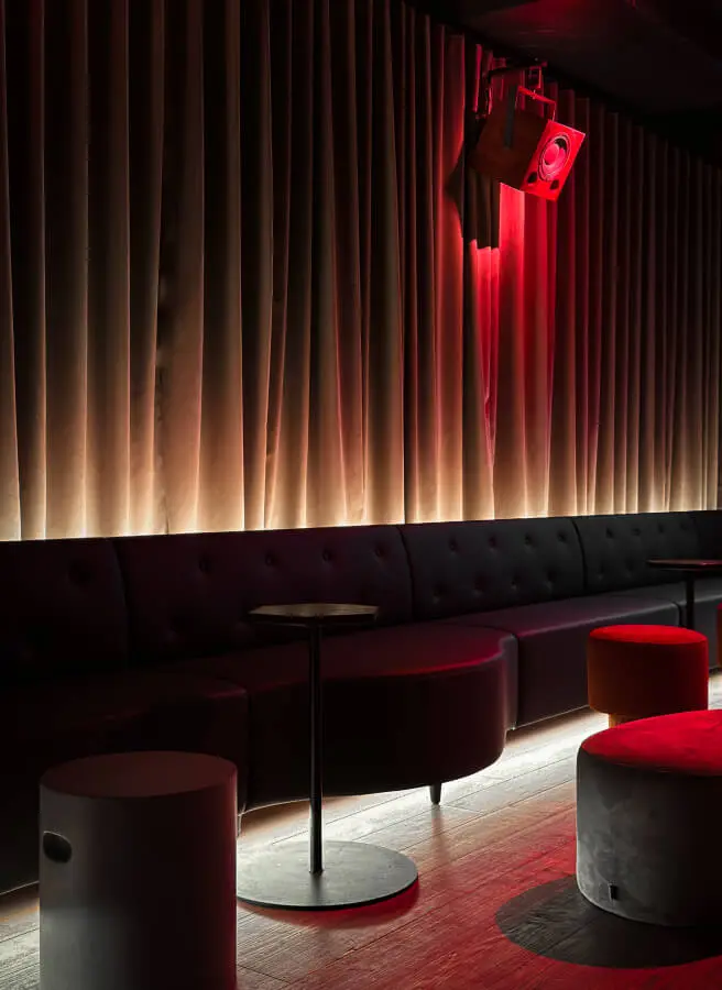 Chill corner at Maloot, Audiophile Bar in Lille