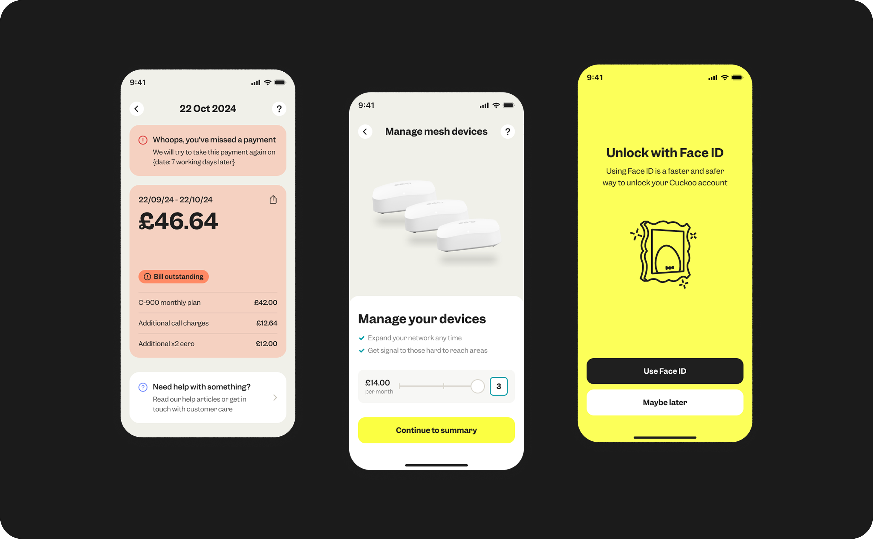Cuckoo Mobile App: Empowering Customers to Manage Their Broadband