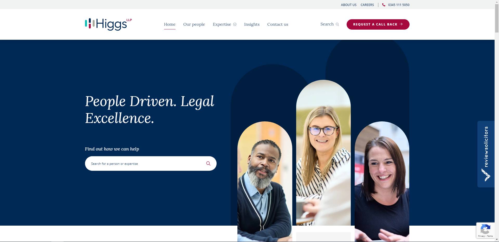 Higgs LLP Website