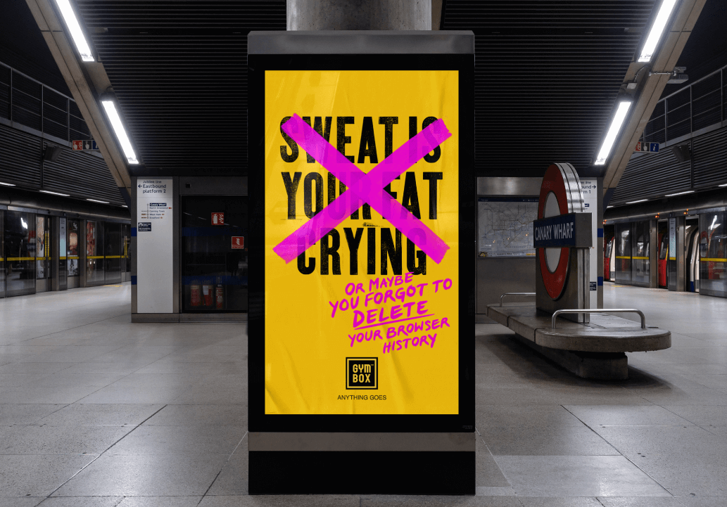 Creative Marketing Campaigns - 2023 - Gymbox – Cut through the bulls**t
