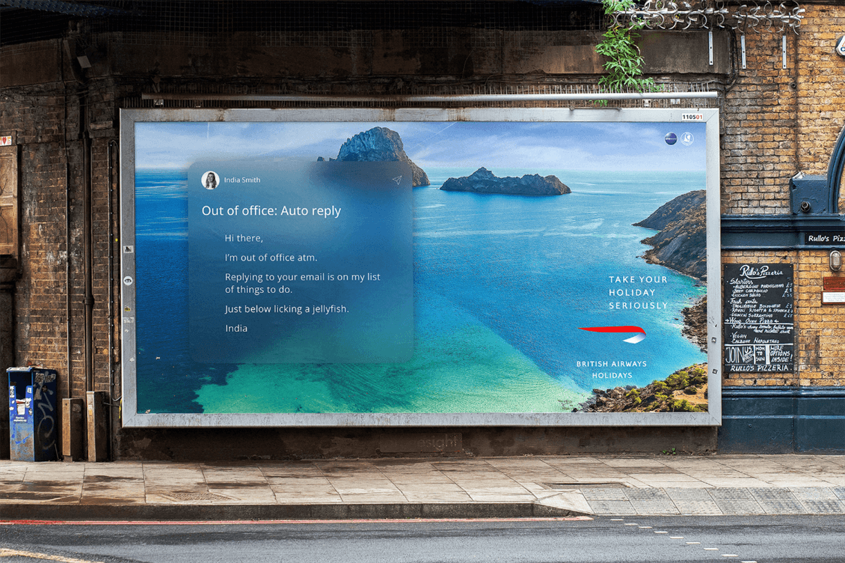 Creative Marketing Campaigns - 2023 - British Airways – Out of Office