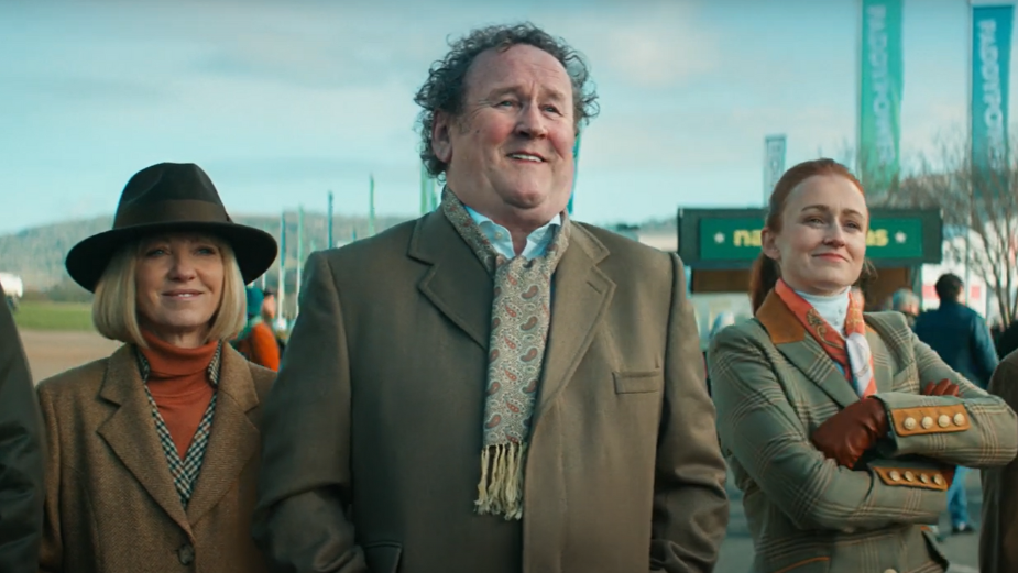 A screenshot from Paddy Power's new campaign advertising Cheltenham Festival