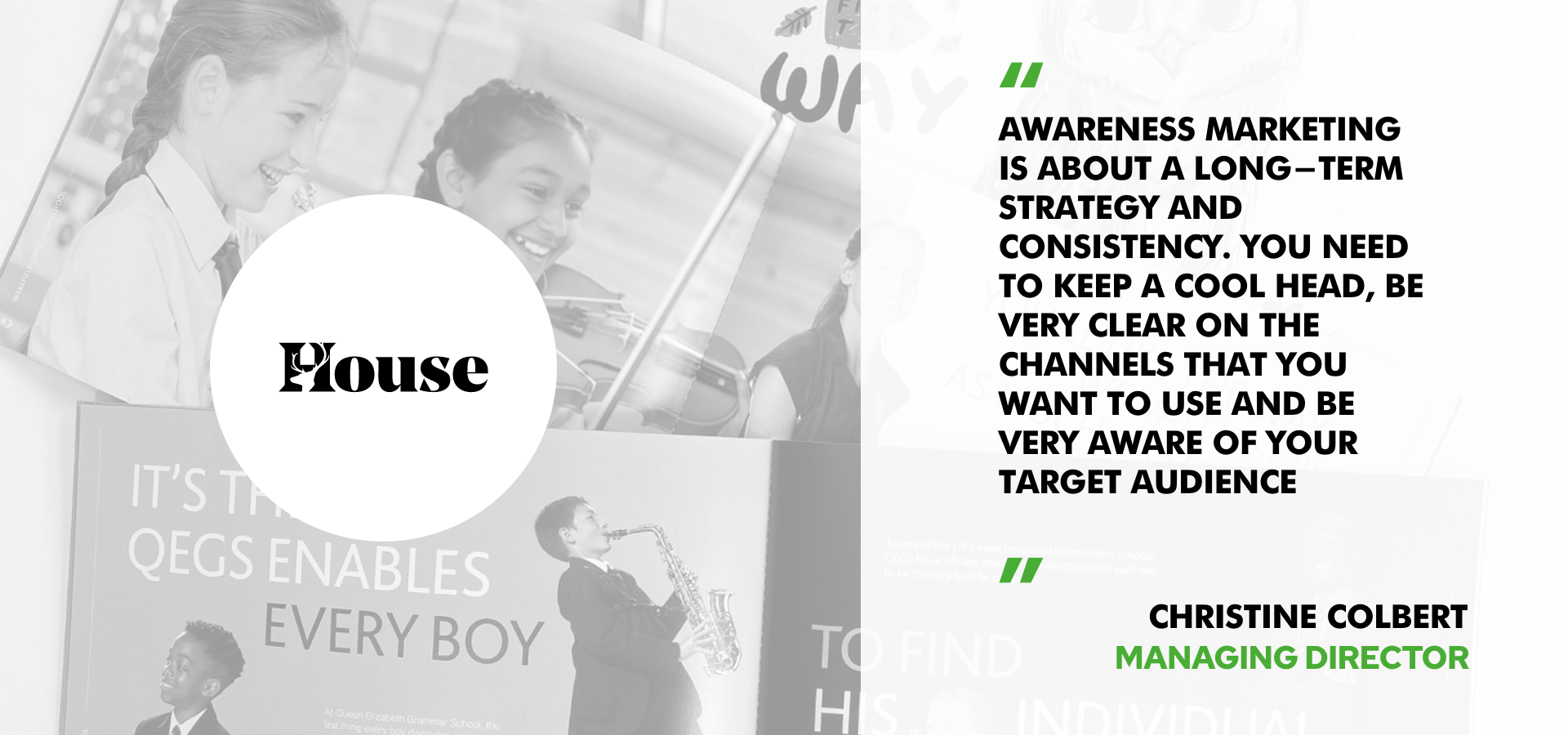Christine Colbert of House Creative discusses Brand Awareness