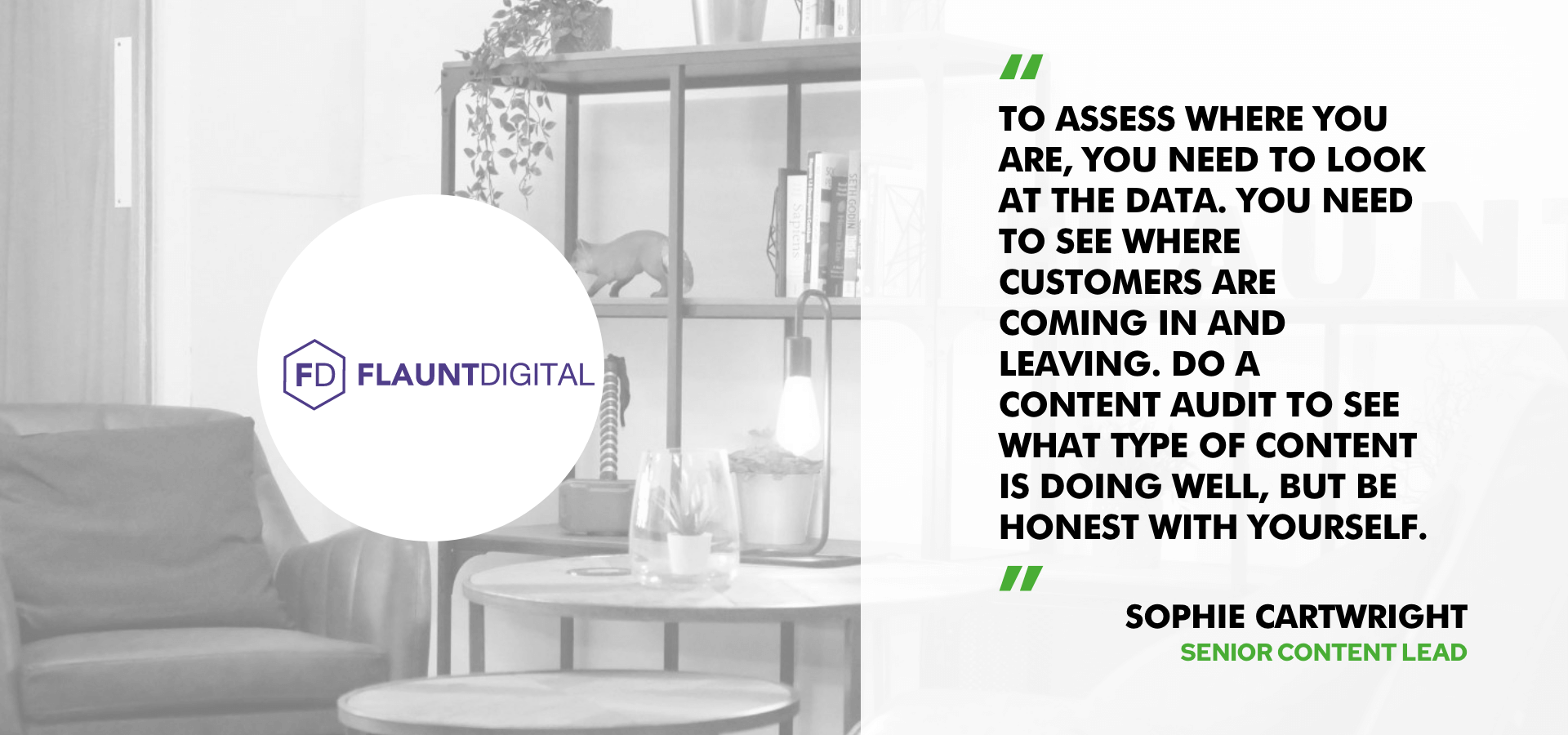 Sophie Cartwright Senior Content Lead at Flaunt Digital on investing in content