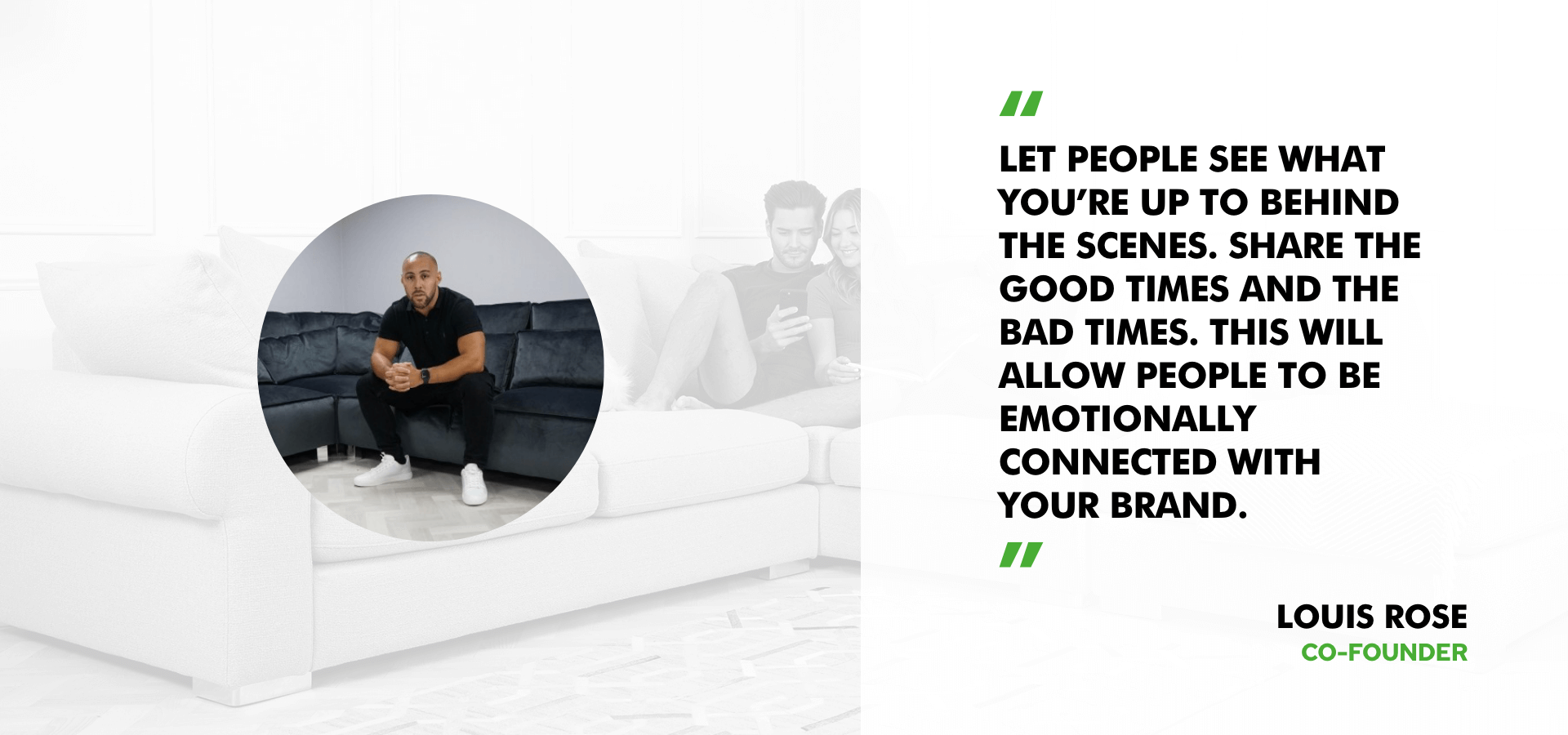 Louis Rose on starting from scratch as a business owner