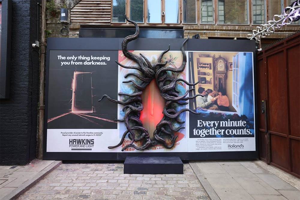 An experiential Stranger Things campaign was launched by BBH in London to celebrate the release of the Netflix hit's fourth season