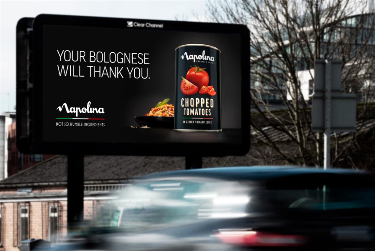 Napolina's "Not so humble ingredients" campaign