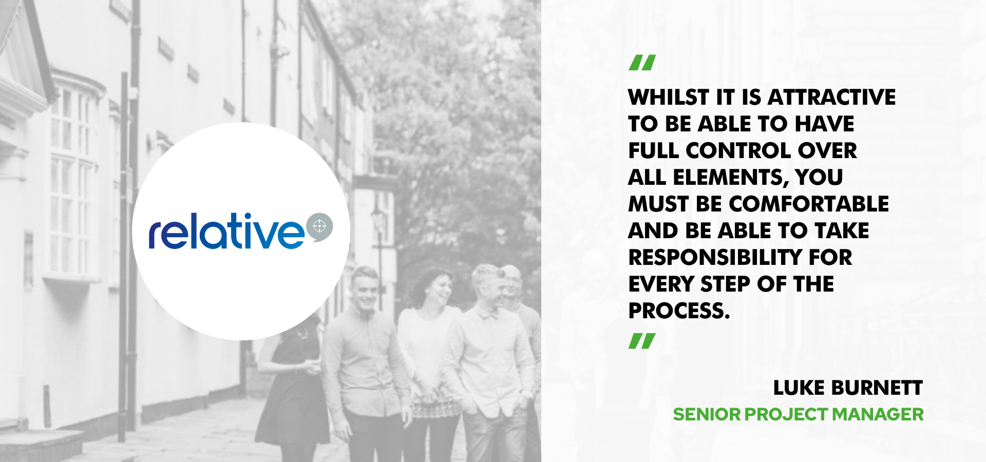 Luke Burnett of Relative Marketing and Creative discusses the benefits of going D2C