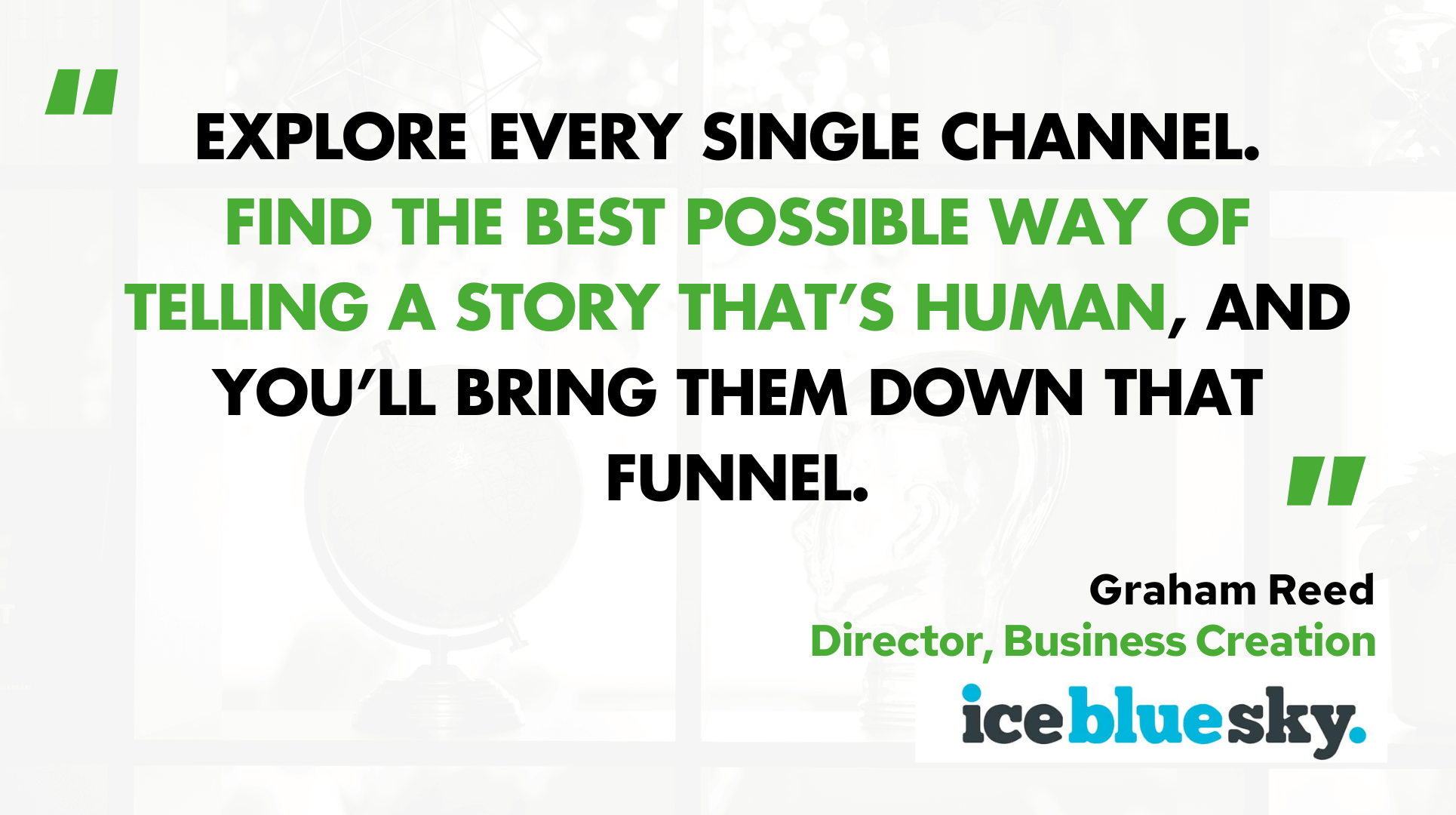 However, as Graham shares, when done right, almost any channel can work with ABM.