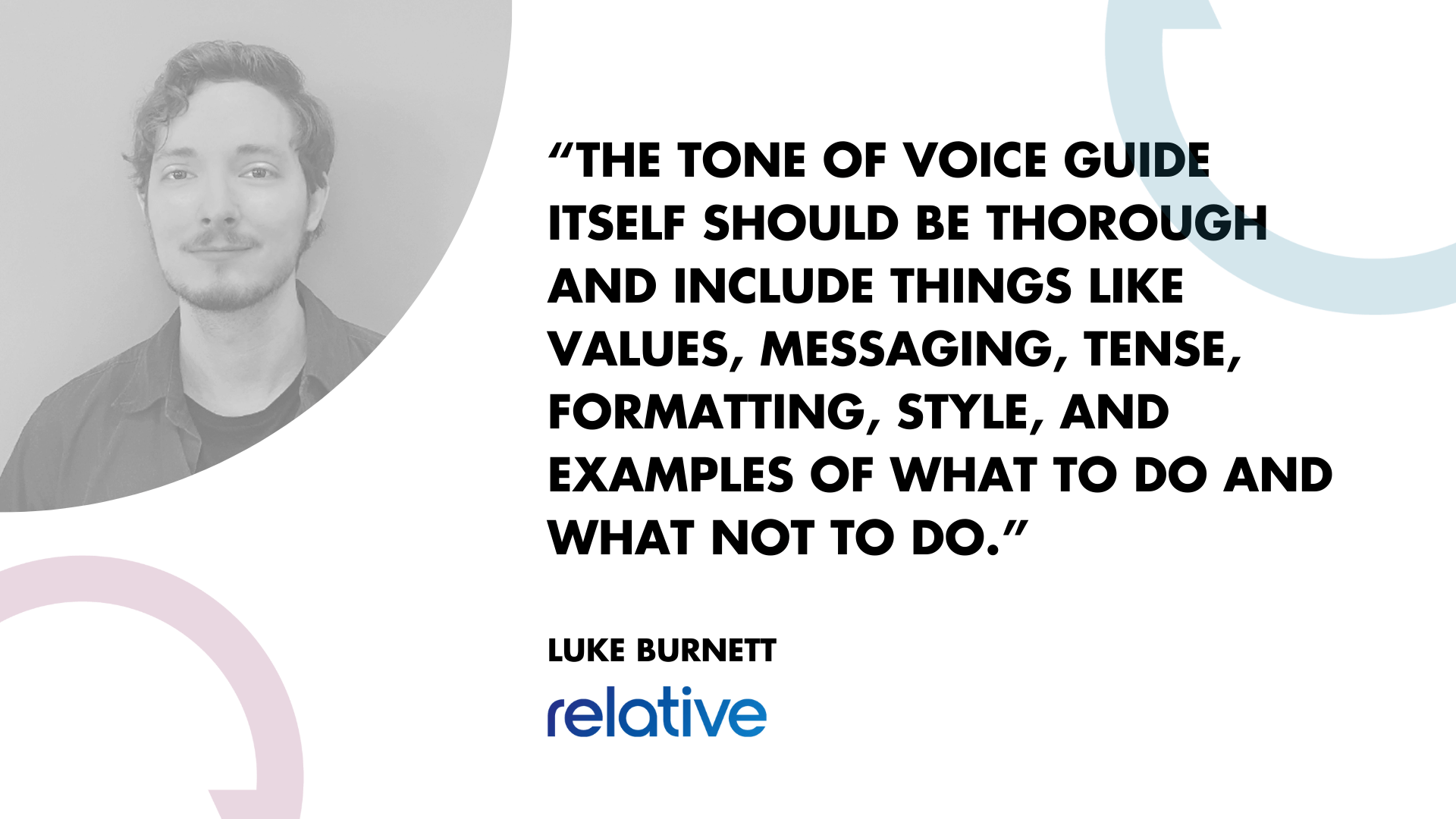 Luke Burnett on how to establish the right tone of voice to connect with your audience