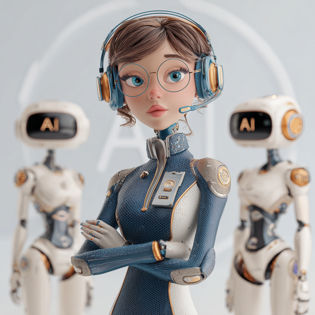 [background image] image of a digital display screen with marketing visuals (for a ai marketing tech company).