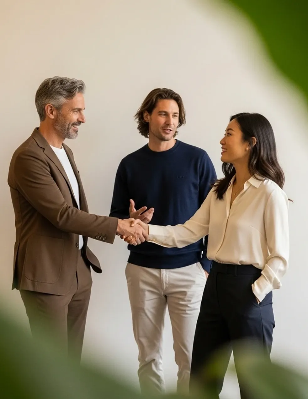 A group of people on the meeting
