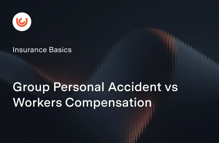 Group personal accident vs workers compensation insurance