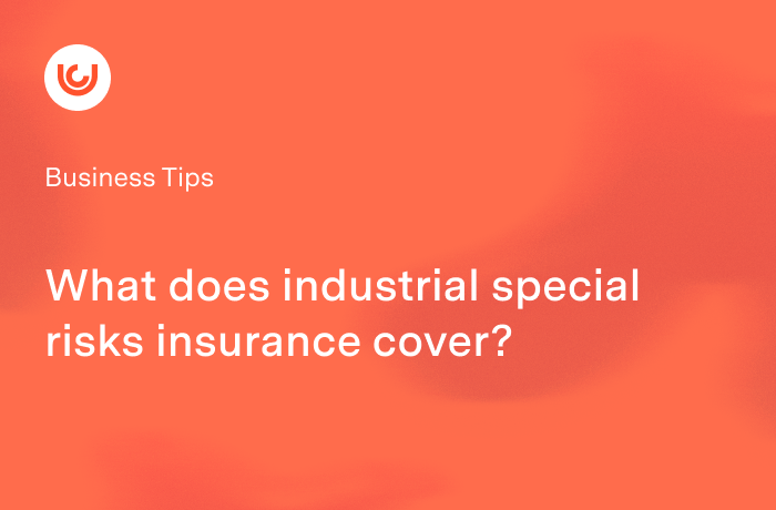 What does industrial special risks insurance cover?