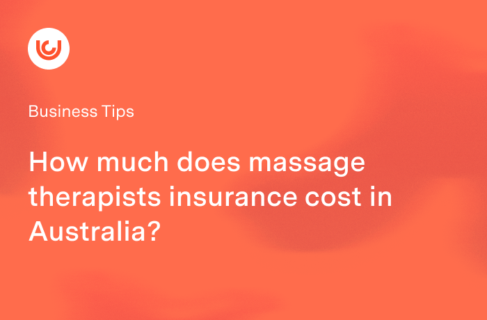 How much does massage therapist insurance cost in Australia?