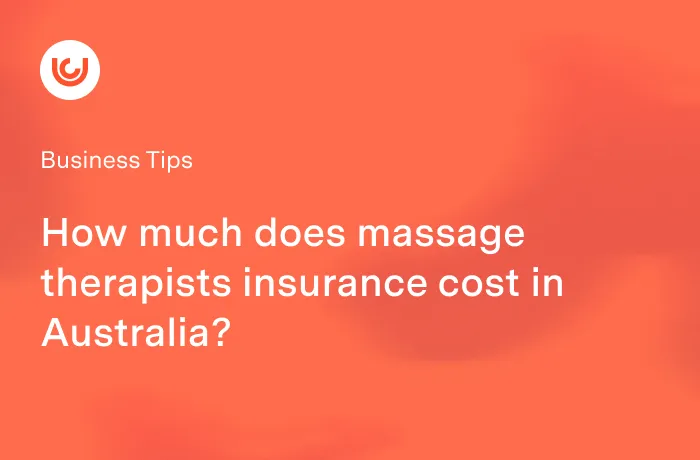 How much does massage therapist insurance cost in Australia?