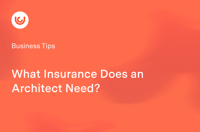What insurance does an architect need in Australia?