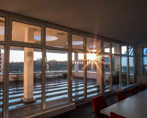 Sonnenuntergang aus dem edevis Gebäude 