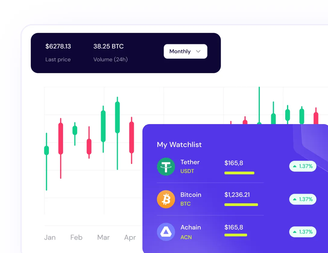Cryptozy Assets - Feature Card Illustration