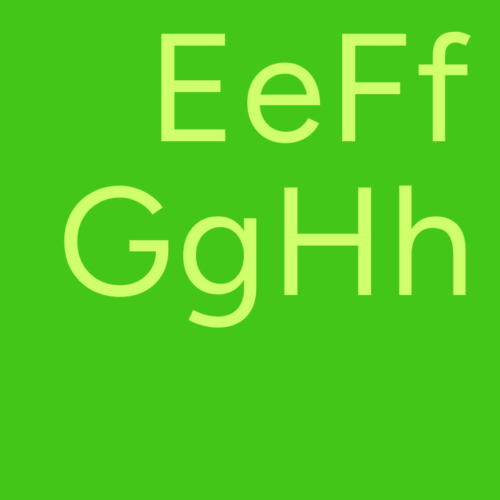 Typografiebeispiel in Figtree Sans Serif von Google, das große Groß- und Kleinbuchstaben zeigt, um den klaren, modernen und zugänglichen Stil zu unterstreichen.