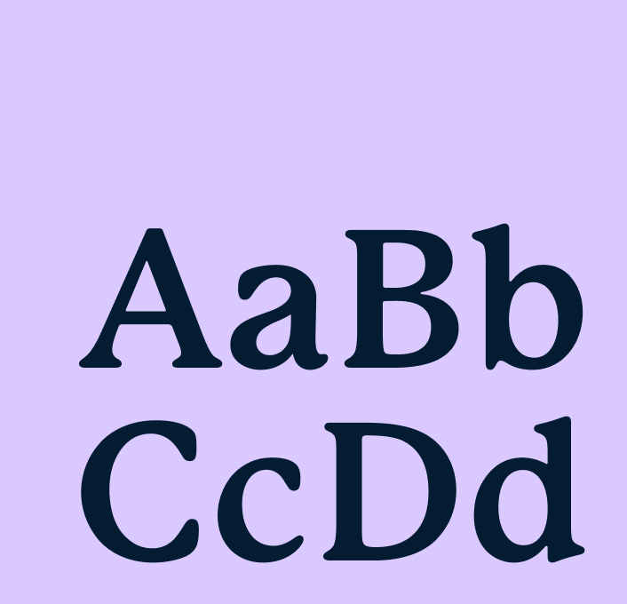 Typografiebeispiel mit Groß- und Kleinbuchstaben in der Serifenschrift P22 Mackinac Pro von Adobe, die ihren warmen und menschlichen Charakter unterstreicht.