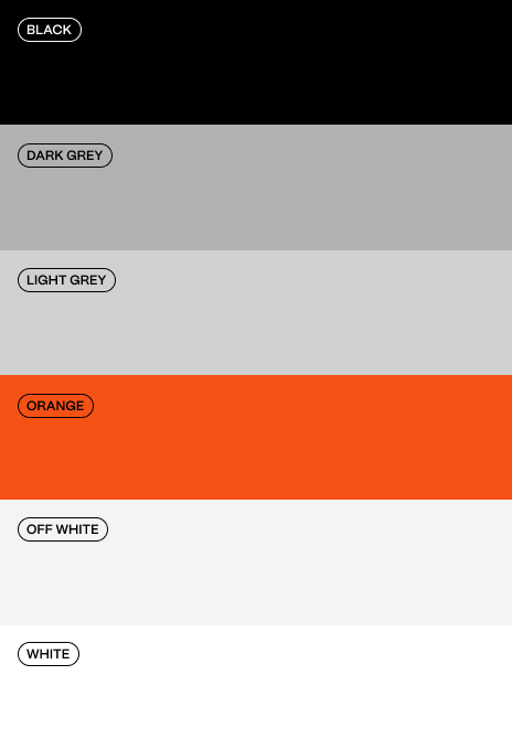 Die Markenfarbpalette von Dr. Strautmann & Sundermann wird angezeigt und umfasst Schwarz, Dunkelgrau, Hellgrau, Orange, Cremeweiß und Weiß.