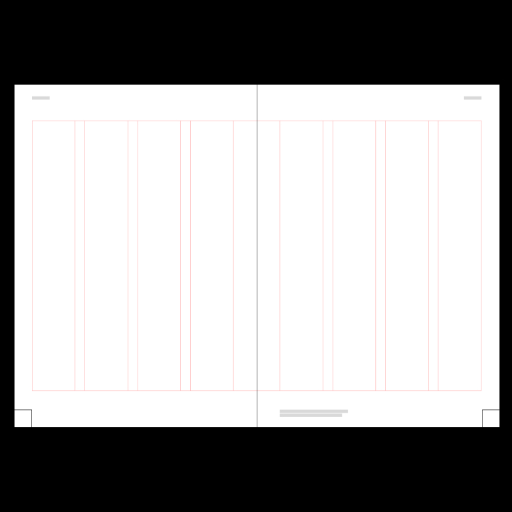 Redaktionelles Design: Rasterlayout mit Spaltenstruktur für die Publikation Stellung beziehen, Demokratie verteidigen! 