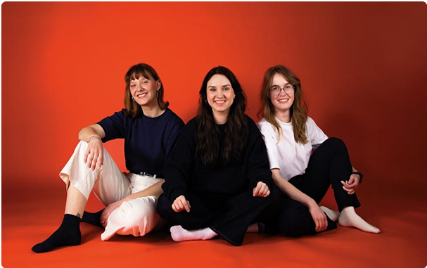 Studio Tülü design studio team portrait – experts in branding, web design, and creative communication
