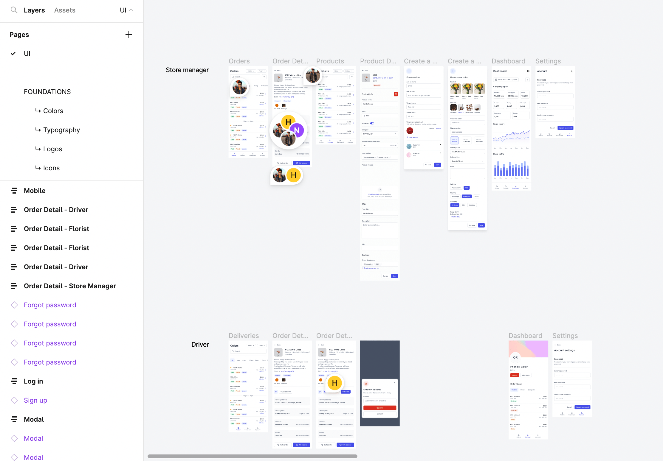 nocode development process nocodeassitant high fidelity designs in figma