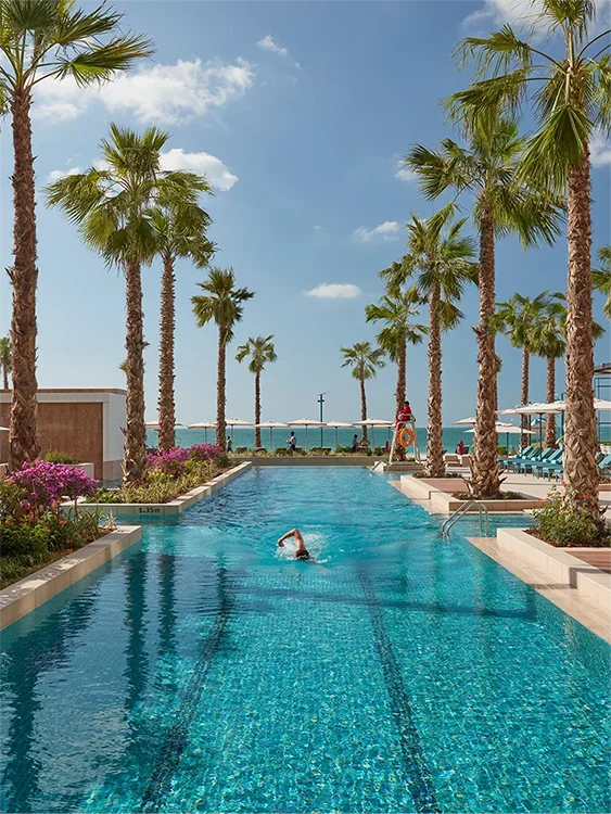 Outdoor Swimming Pool Luxury Wellness Space