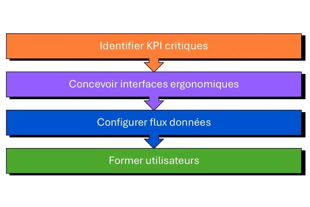 dashboards étape par étape industrie