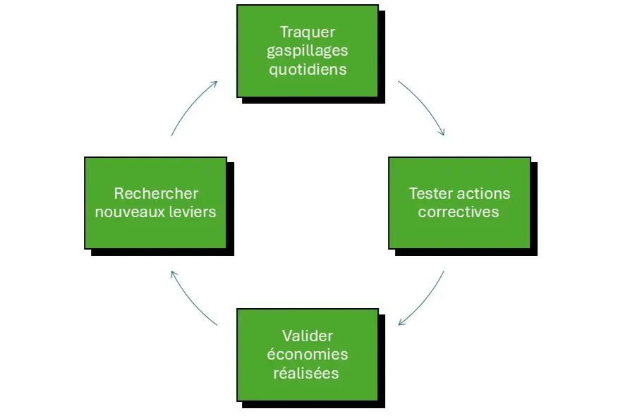 processus constant d'optimisation