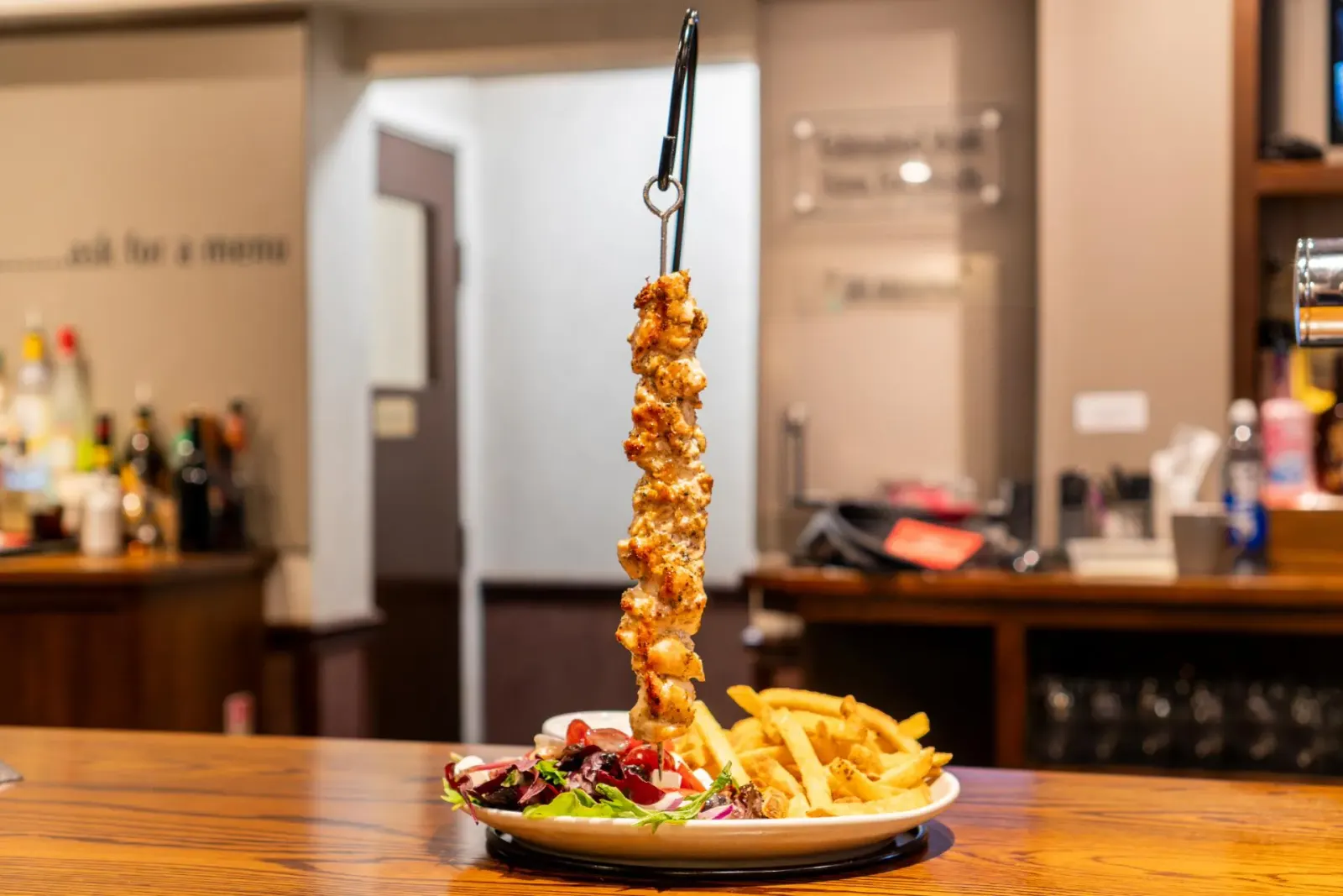 Butter chicken hanging kebab at The Appleby Inn
