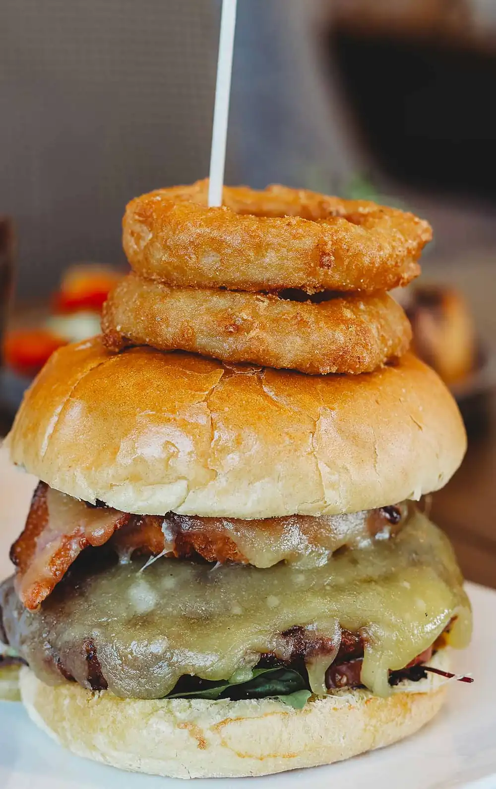 Burger and fries at The Appleby Inn