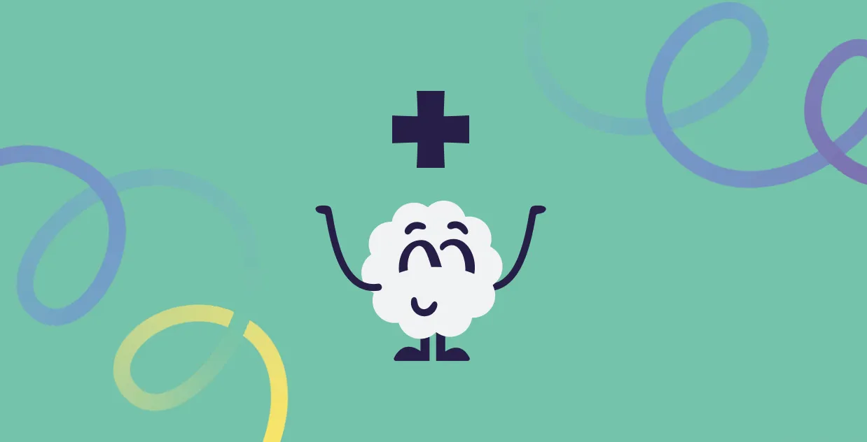 Brainster mascot representing the addition topic in our kids math tutoring curriculum Level 1.