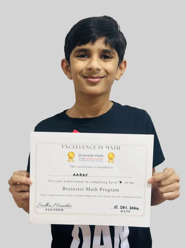 Gallery Image of successful students who thrived with Brainster's math for kids program.