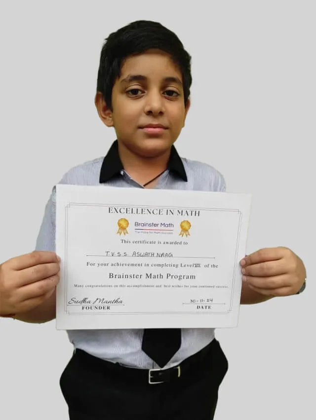 Gallery Image of successful students who thrived with Brainster's math for kids program.