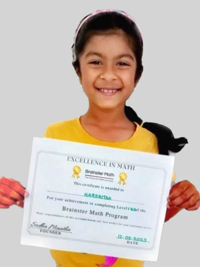 Gallery Image of successful students who thrived with Brainster's math for kids program.
