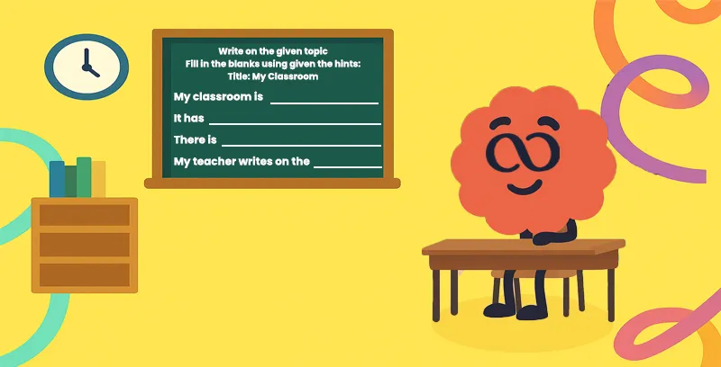 Mascot explaining reverse addition for subtraction in Brainster's math for kids Level 1.