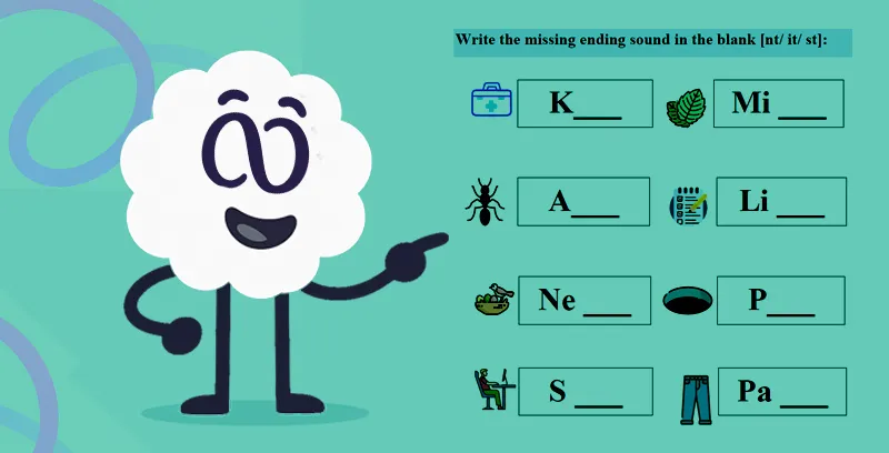 Running mascot symbolizing speed math skill development in Brainster's math for kids program.