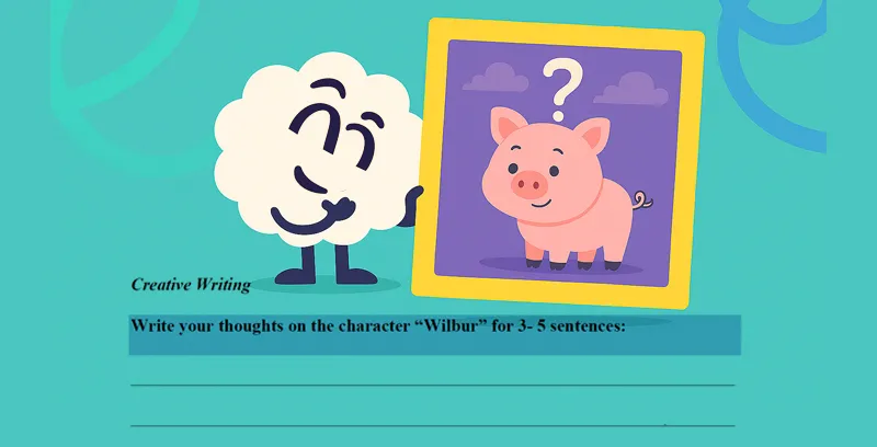 Mascot explaining reverse addition for subtraction in Brainster's math for kids Level 1.