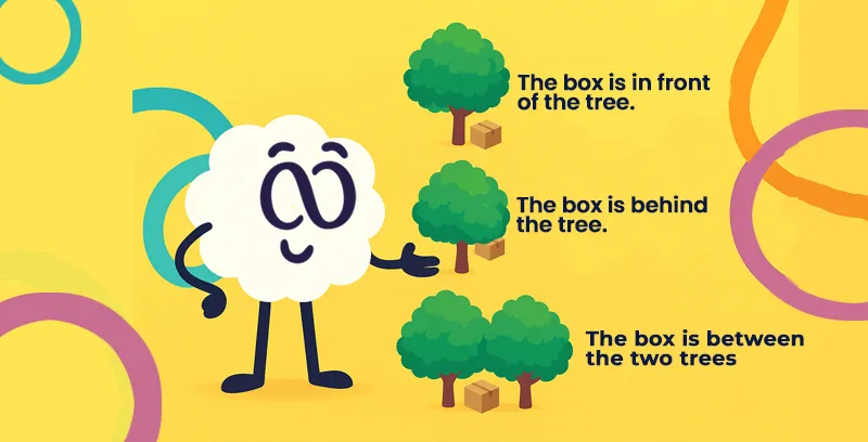 Brainster mascot introducing basic geometry concepts for kids math tutoring Level 1.
