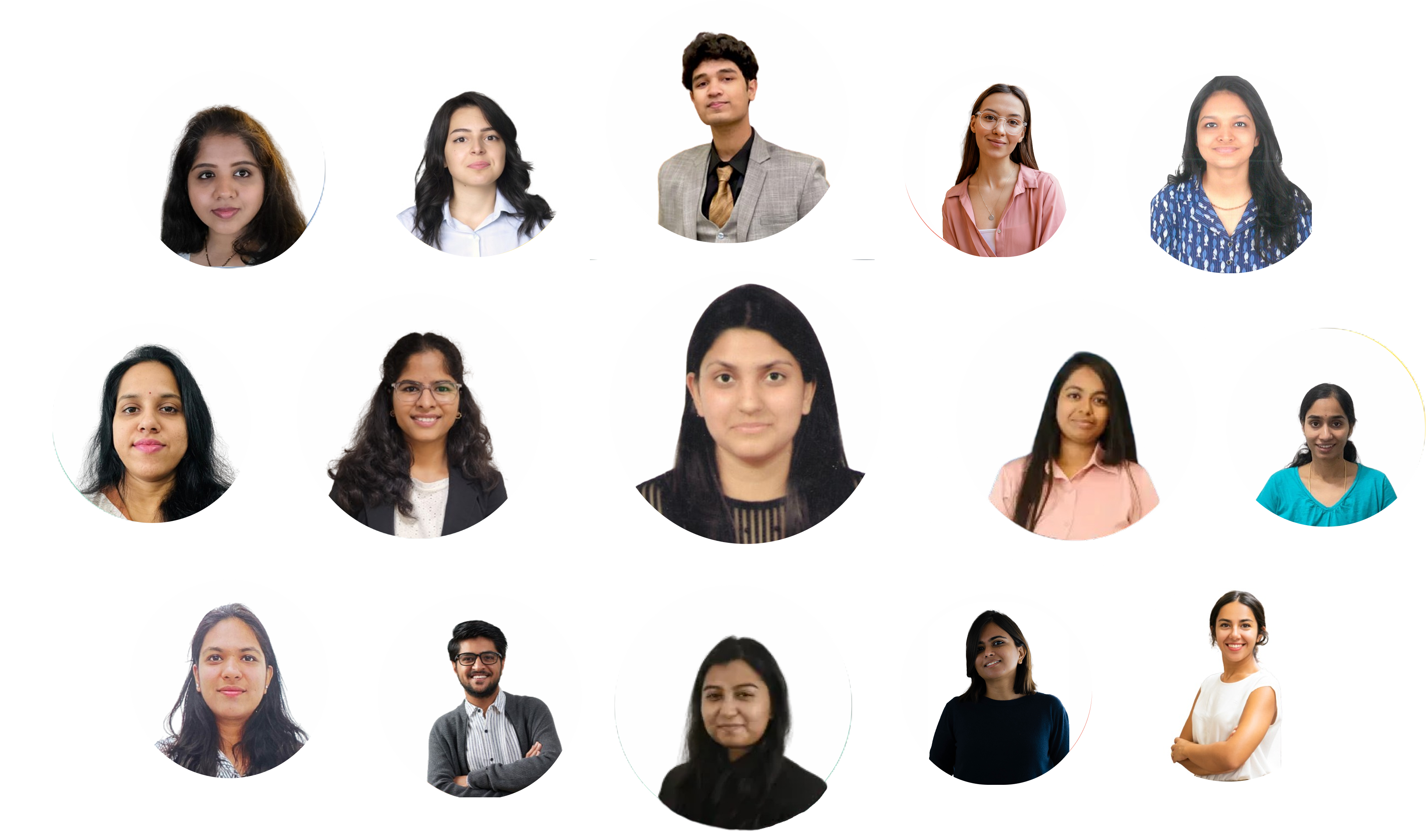 Gallery collage featuring the expert math tutor team at Brainster Math.