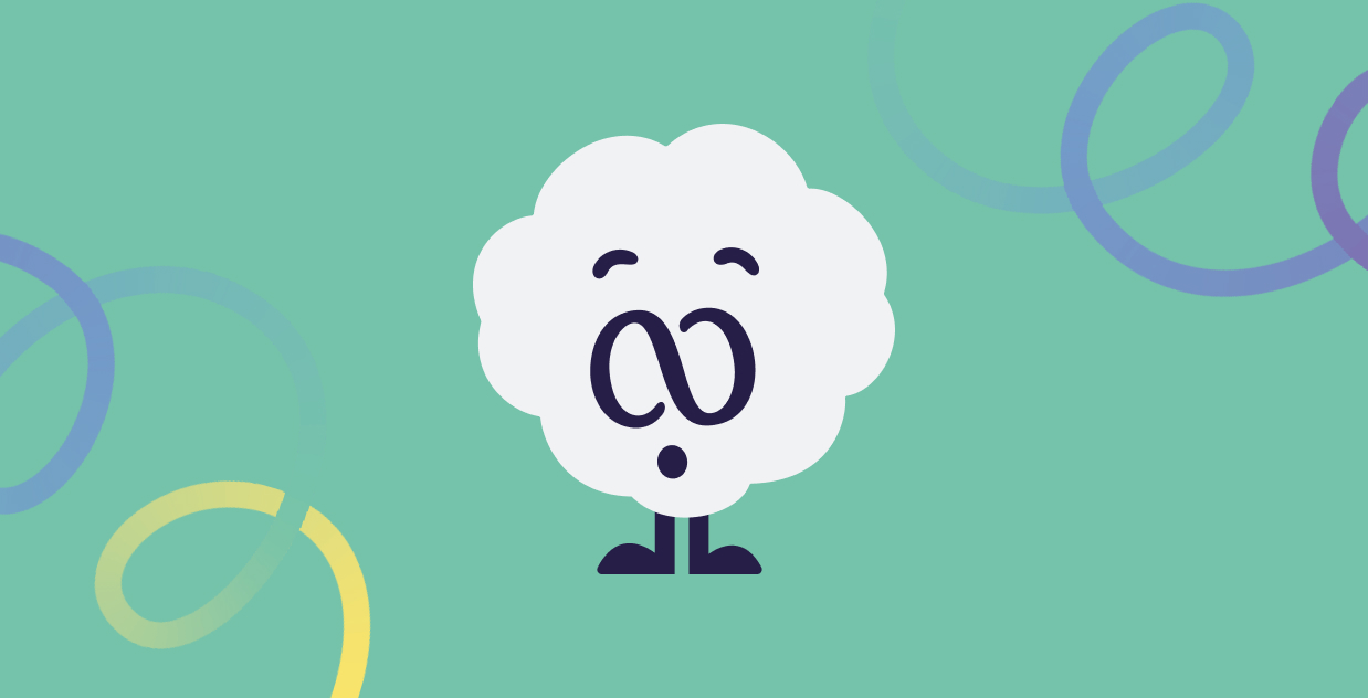 Mascot with expanding mind symbolizing understanding key concepts in kids math tutoring Level 2.