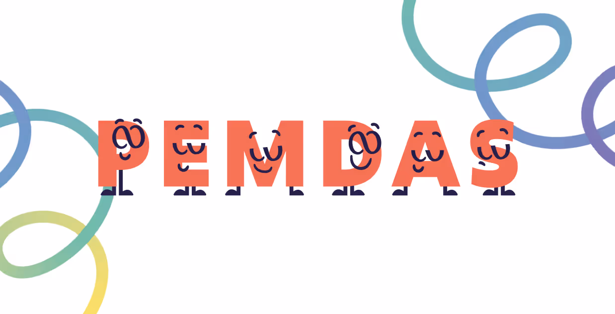 Mascot teaching the PEMDAS order of operations rule through online math tutoring Level 5.
