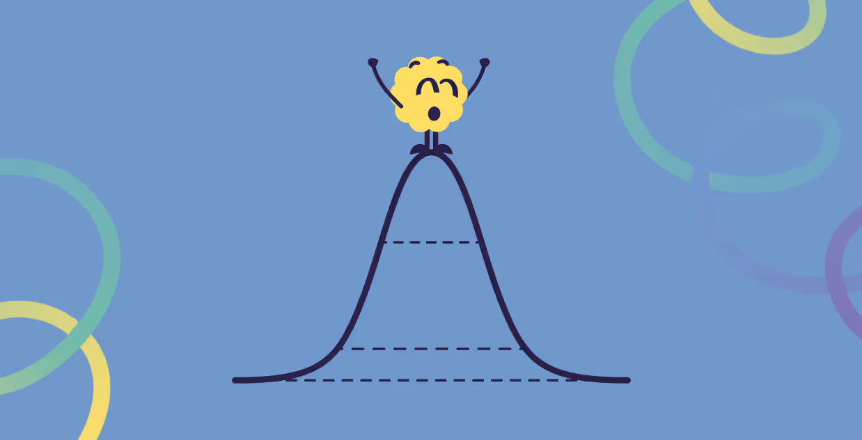 Mascot introducing statistics and coordinate geometry concepts in Level 5 math for kids.