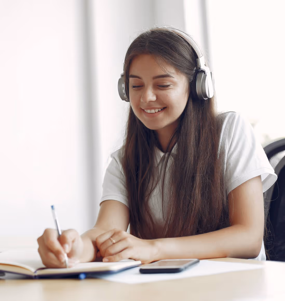 Happy student mastering geometry and mensuration via online math tutoring for Curriculum Level 14.