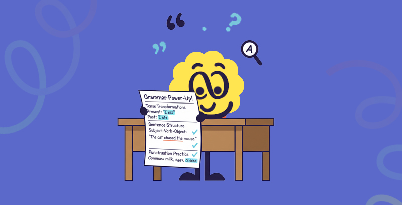 Brainster mascot introducing basic geometry concepts for kids math tutoring Level 1.