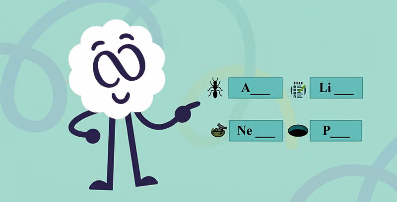 Brainster English Mascot Teaching vocabulary