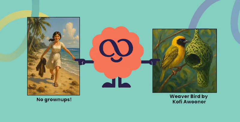 Brainster English mascot introducing classic literature and global poetry to strengthen reading comprehension, interpretation, and analytical thinking skills.